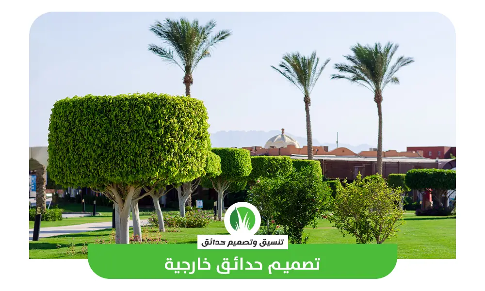 تصميم حدائق خارجية